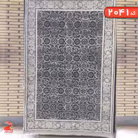 گلیم فرش ماشینی  نقره ای کد 2041سایز  9متری (2.5 در 3.5)