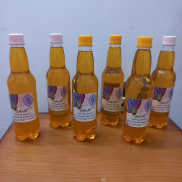 شربت ارگانیک گلاب و زعفران 