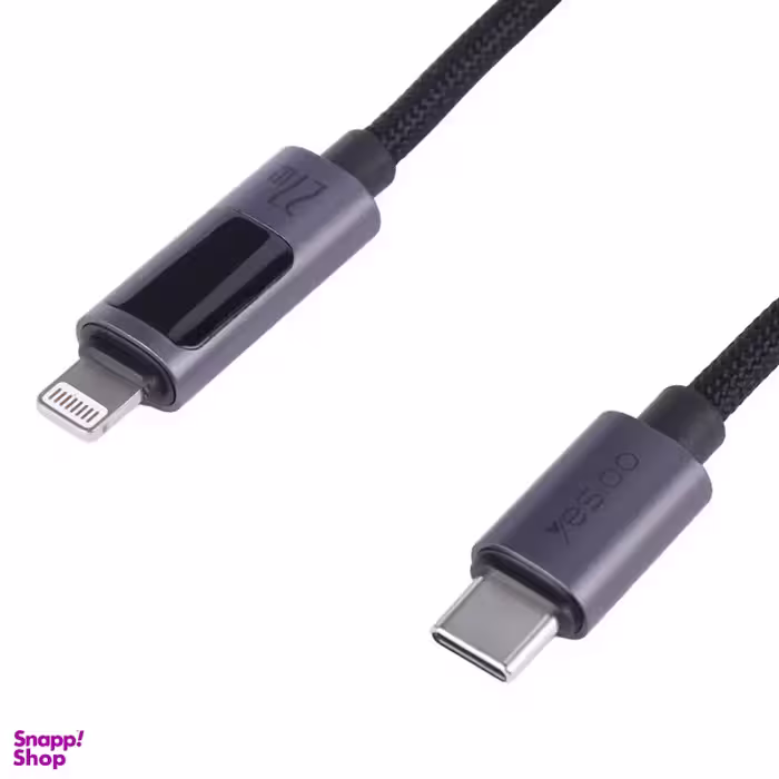 کابل دیتا 27 وات Type-C به Lightning یسیدو مدل YESIDO CA157 طول 1.2 متر