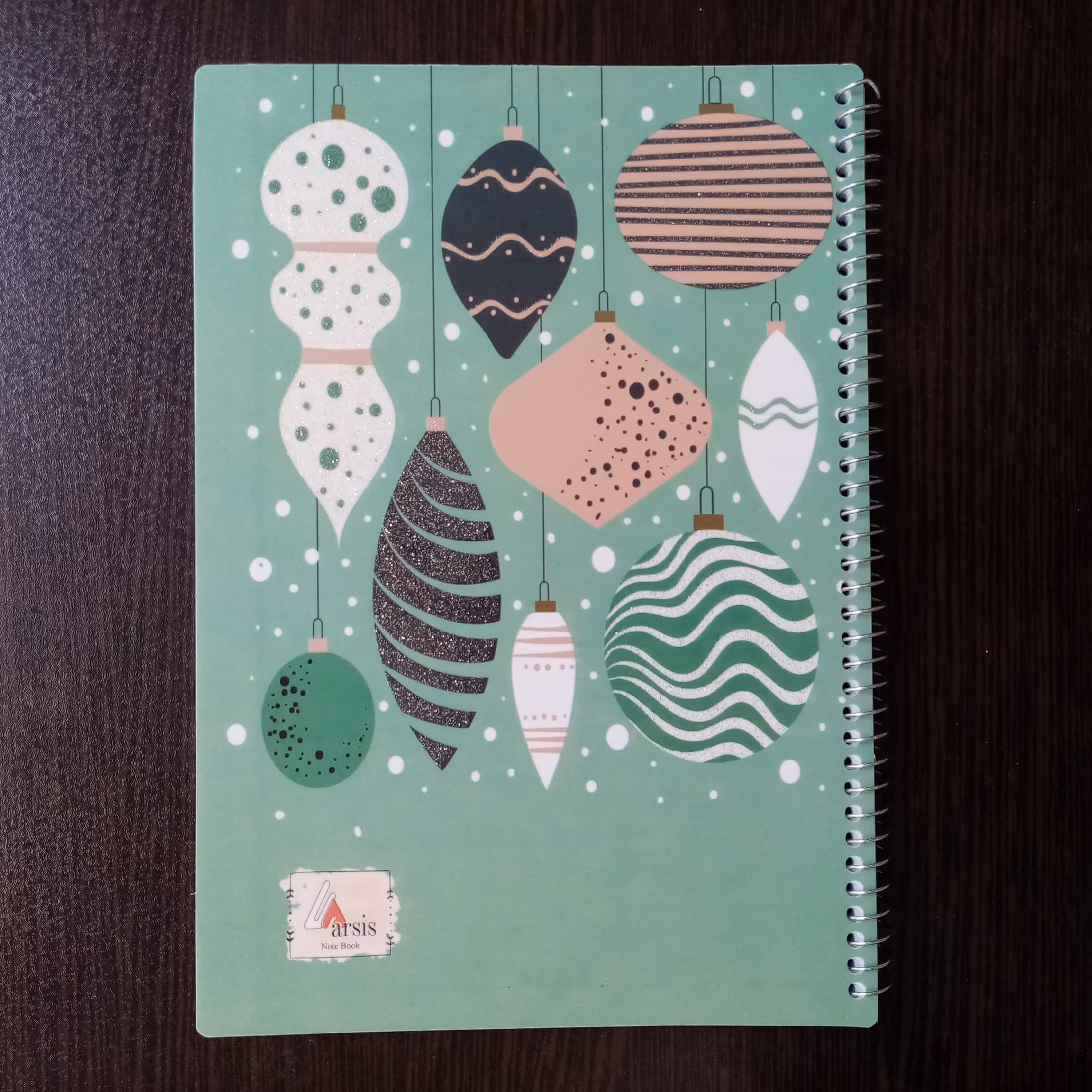 دفتر  مدرسه سبز کمرنگ(دفتر مشق) سیمی 50 برگ با جلد طلقی در طرح ها و رنگ های مختلف ویژه دانش آموزان و دانشجویان