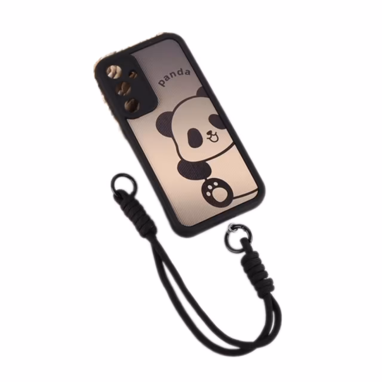 کاور مدل سولید کبریتی محافظ لنزدار به همراه بند مچی مناسب برای گوشی موبایل سامسونگ مدل Samsung Galaxy A55