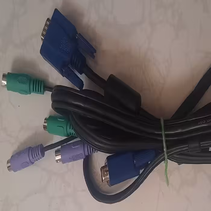 کابل KVM-PS2 (کیبرد، ماوس،VGA) 1.5 متری