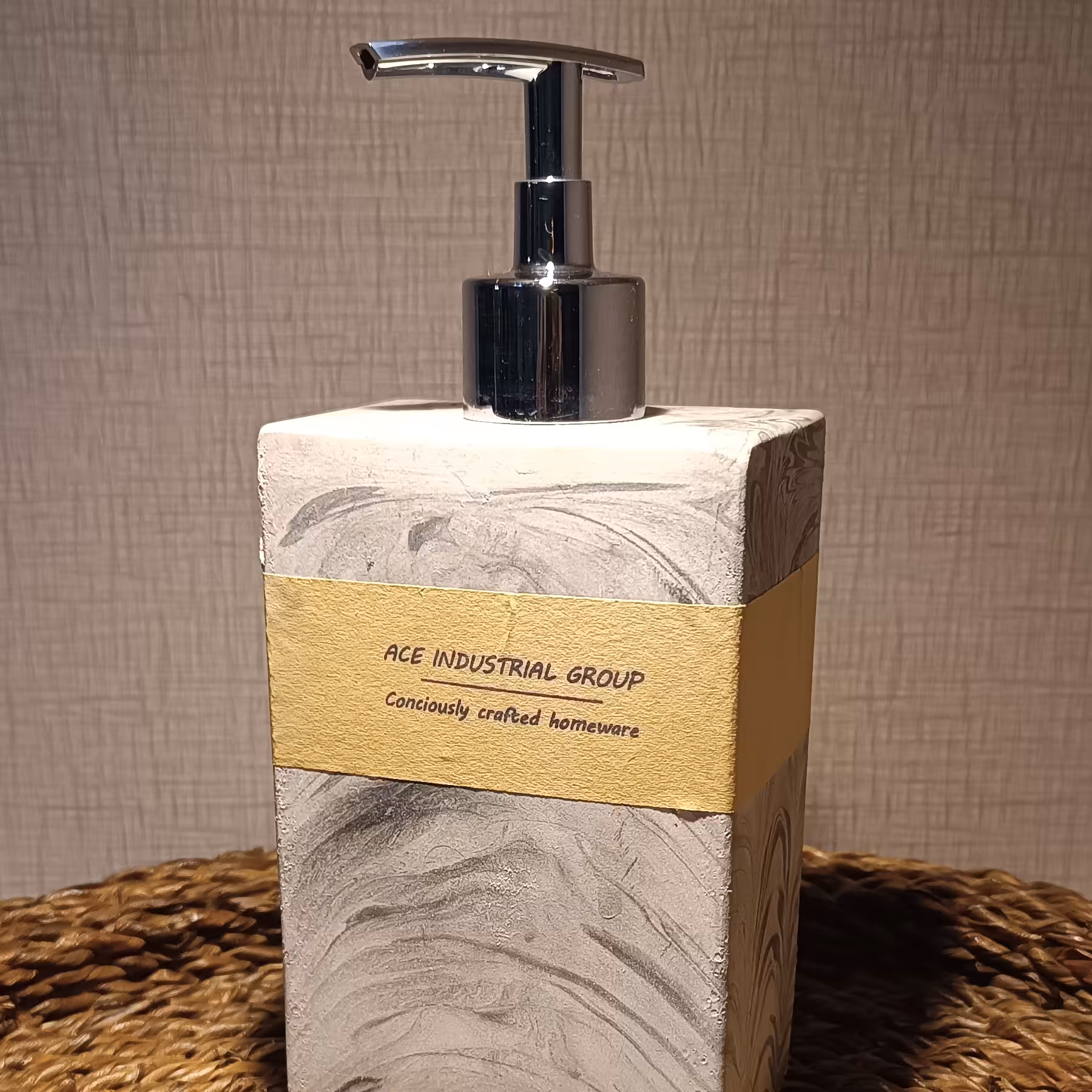 جامایع رومیزی سنگی طرح مستطیلی