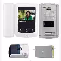 آیفون تصویری تابا . پک کامل 1 واحدی  . مدل 1090 با پنل سپهر 