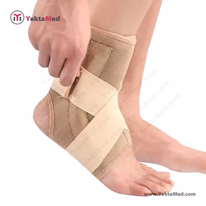 قوزک بند نئوپرنی آتل دار پاک سمن کد 088 - یکتامد YektaMed