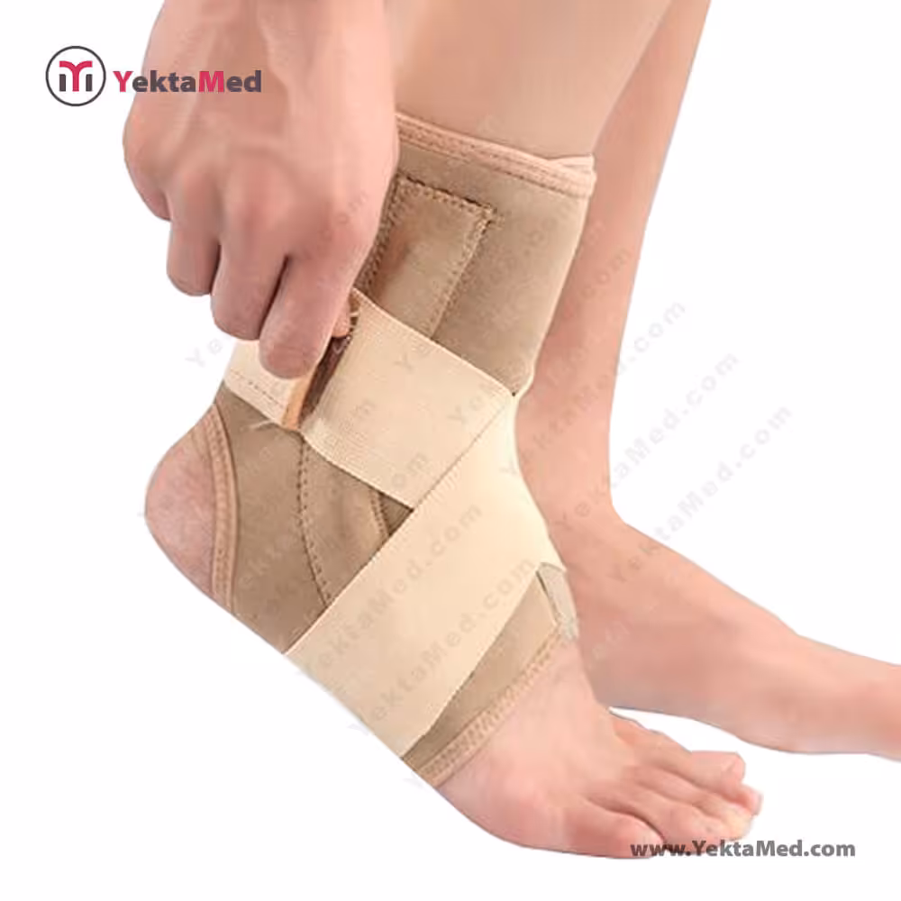 قوزک بند نئوپرنی آتل دار پاک سمن کد 088 - یکتامد YektaMed