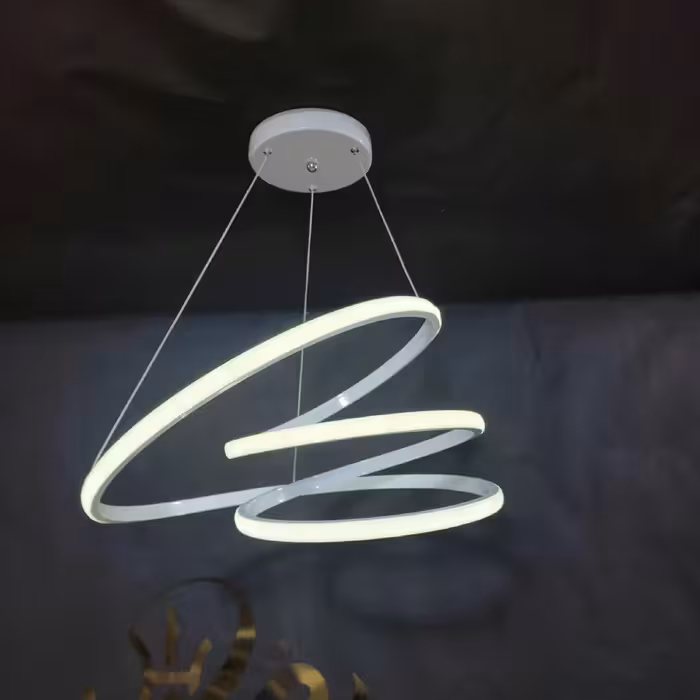 لوستر مدرن تودلی  چهار حالته دارای ریموت کنترل دیمردار و اپلیکیشن موبایل