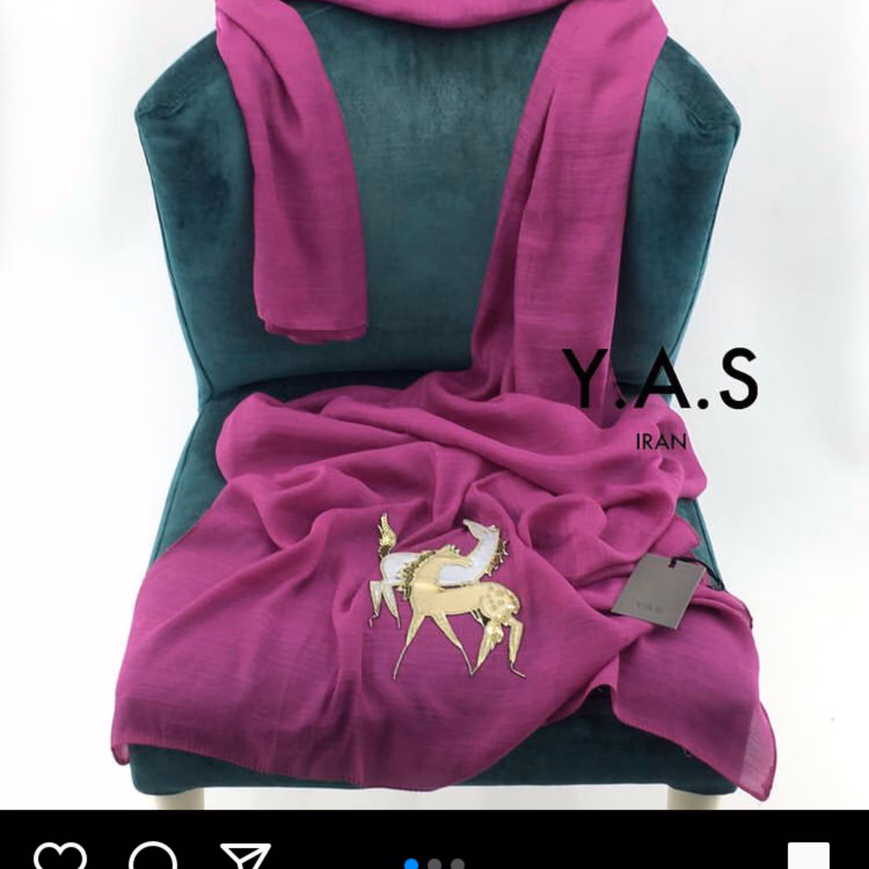 شال نخی کنفی مزونی در رنگبندی عالی