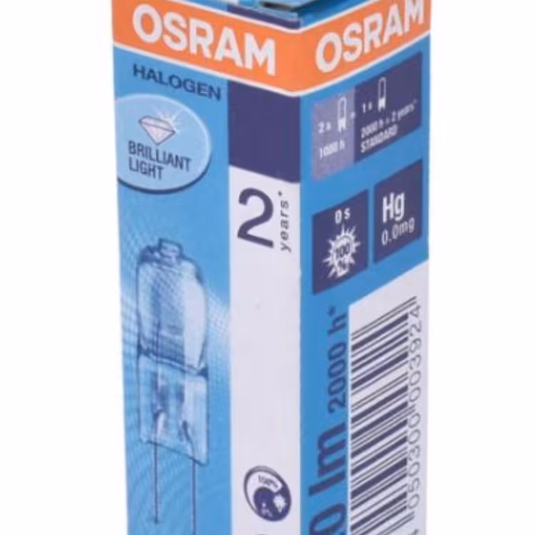 لامپ هالوژن سوزنی12ولت20وات اسرام آلمان.پس کرایه