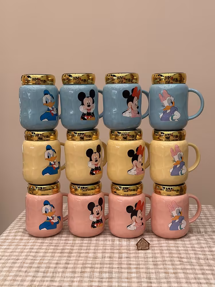 ماگ درب آینه ای طرح دیزنی کد001699