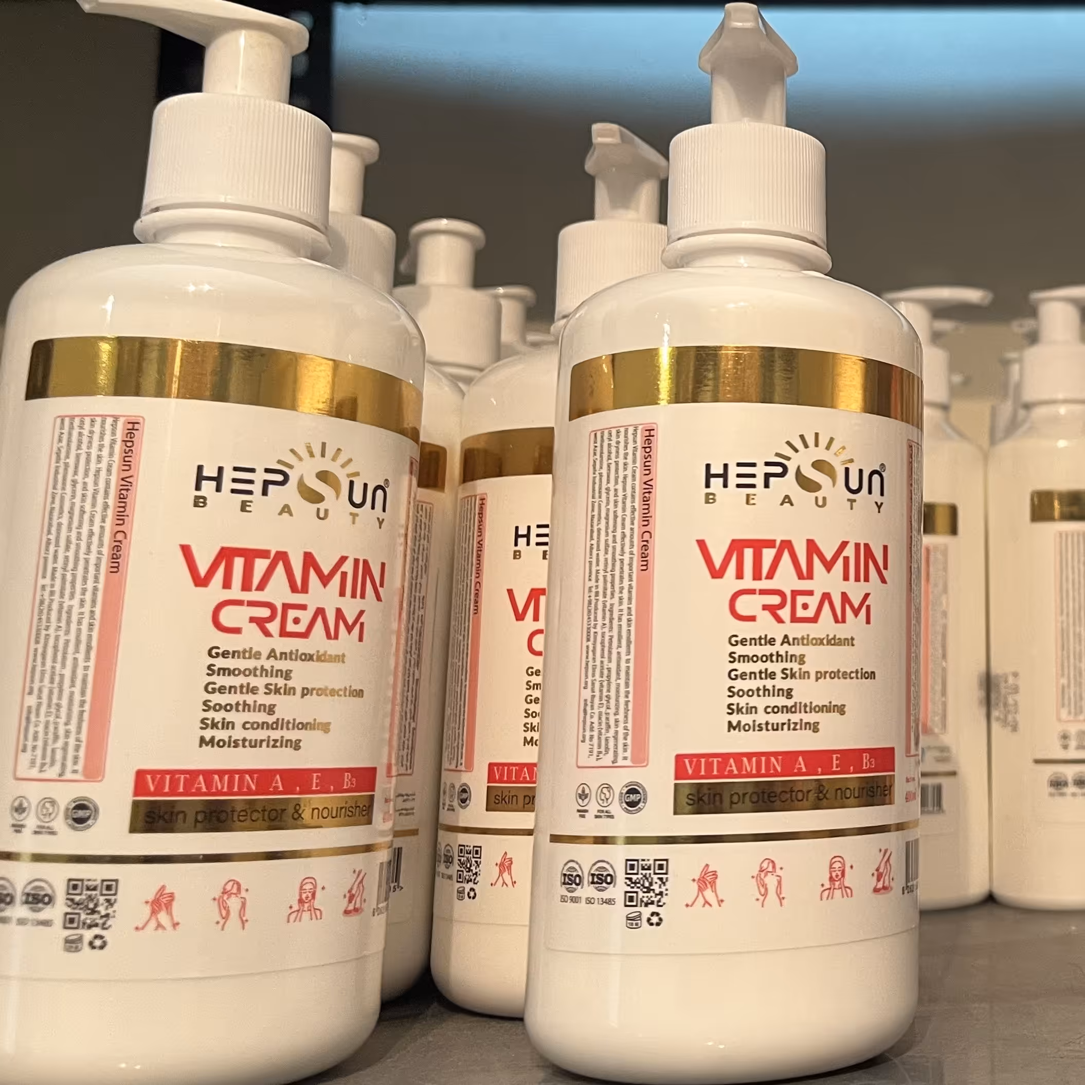 کرم ویتامینه پمپی400میل هپسان