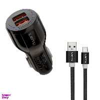 شارژر فندکی لیتو مدل LC-C4 همراه کابل USB-Type C