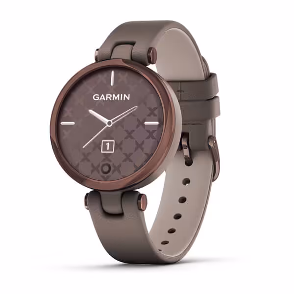 ساعت گارمين ليلي بند چرم ايتاليايي GARMIN Watch LILY Italian Leather