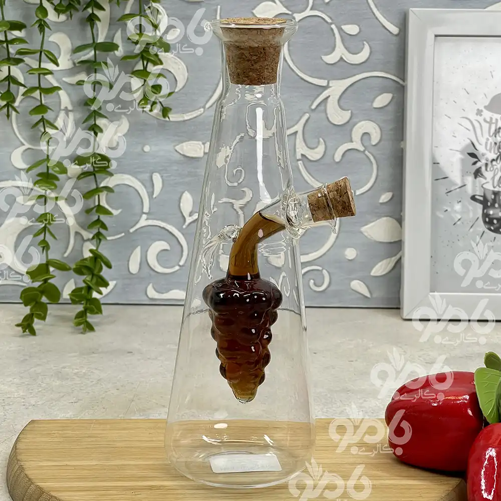 بطری آبلیمو دوجداره پیرکس انگور مخروطی 19