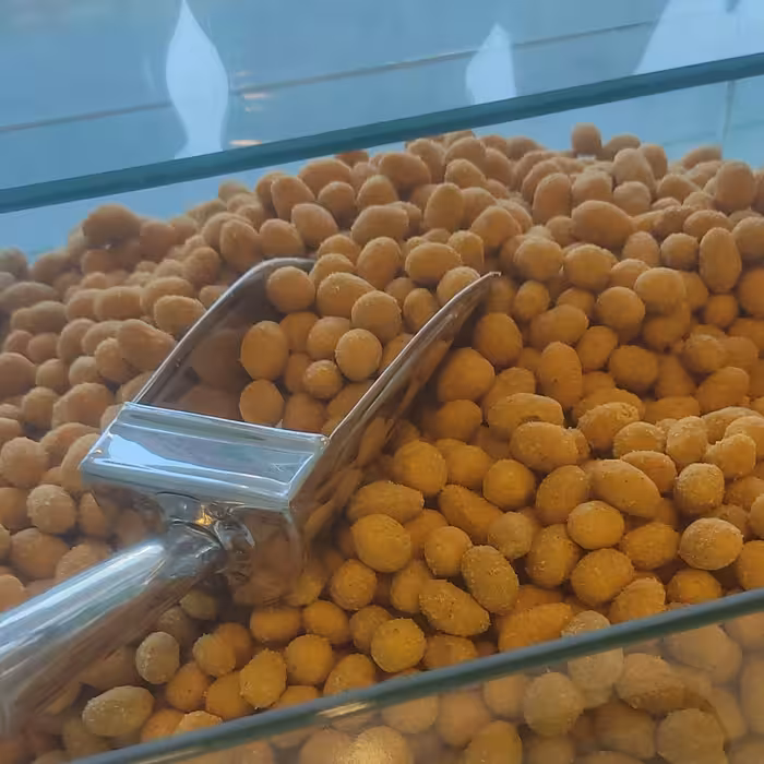 بادام زمینی با روکش باربیکیو 200گرمی