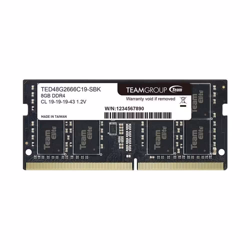 خرید و قیمت رم لپ تاپ تیم گروپ مدل Team Group Elite DDR4 3200MHz ظرفیت 8 گیگابایت - آسیا لپتاپ