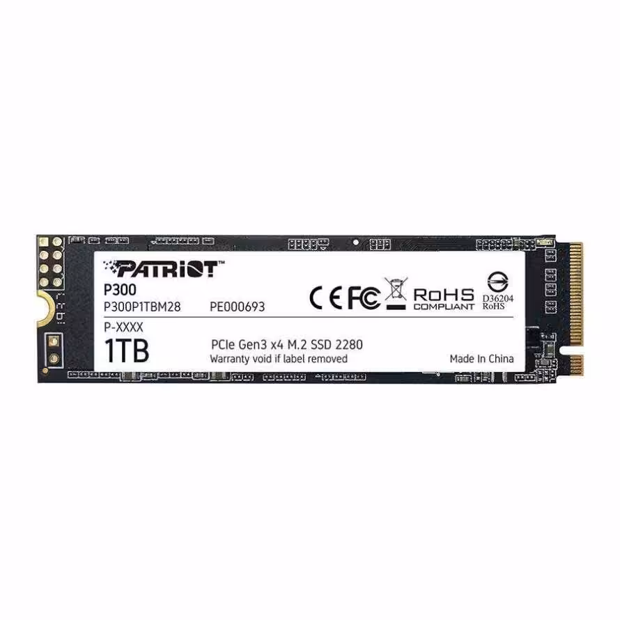 خرید اس اس دی پاتریوت SSD Patriot P300 M.2 2280 NVMe PCIe 1TB با بهترین قیمت