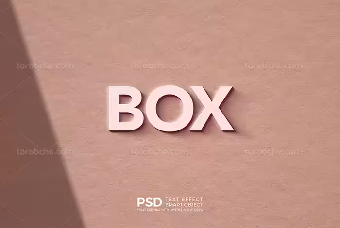 موکاپ لایه باز لوگو 3D | گرافیک با طعم تربچه