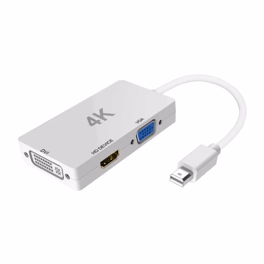 تبدیل mini displayport به HDMI/VGA/DVI