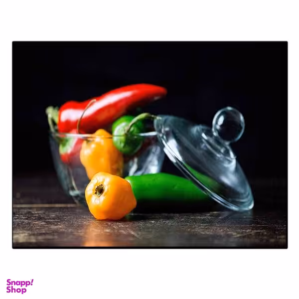 تابلو شاسی بکلیت طرح ظرف پیرکس و آشپزخانه مدل SH-12249