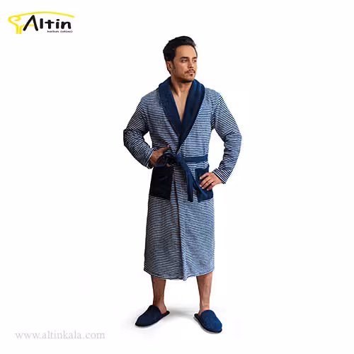 حوله پالتویی پودایران مدل ملوان سرمه ای سایز 125