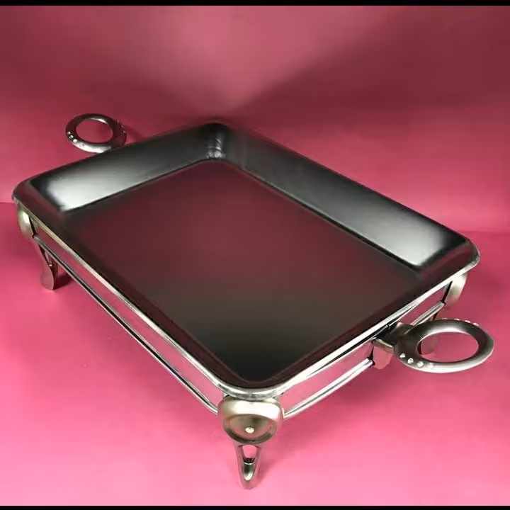 سوفله خوری برنج 12 نفره برند رزلند  استیل خالص