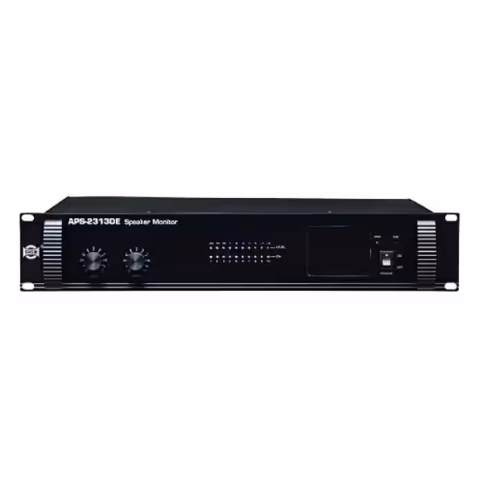مانیتور صدا 10 کانال سیستم پیجینگ رک مونت برند SHOW تایوان مدل APS2312DE