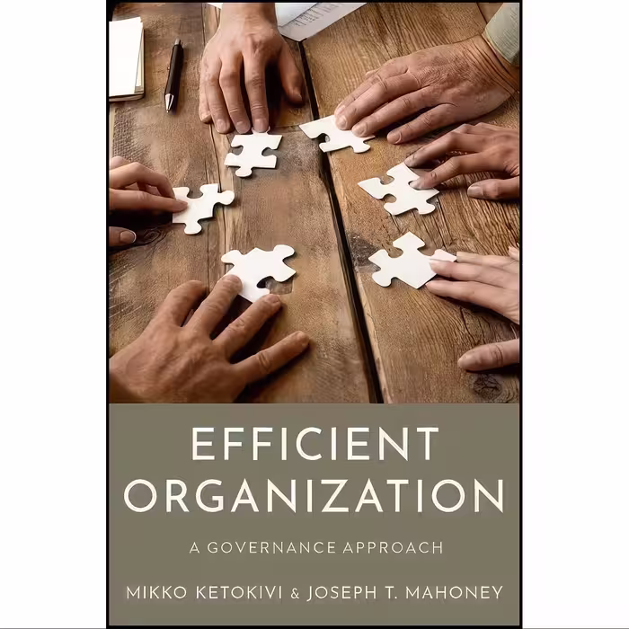 کتاب زبان اصلی Efficient Organization اثر جمعی از نویسندگان