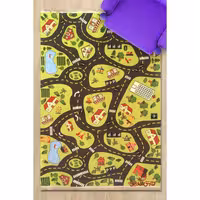 فرش ماشینی کودک کلاریس طرح خیابان کد 100241