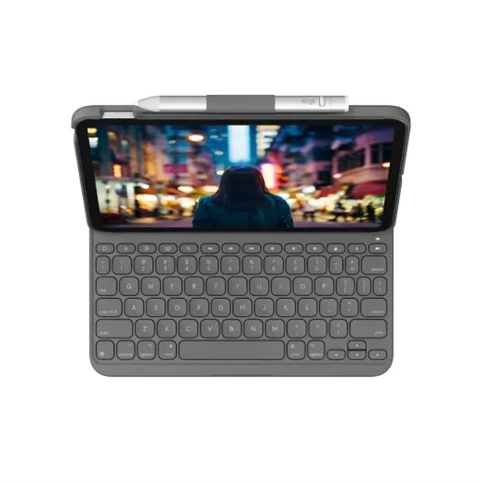 کیف و کیبورد آیپد لاجیتک مدل SLIM FOLIO