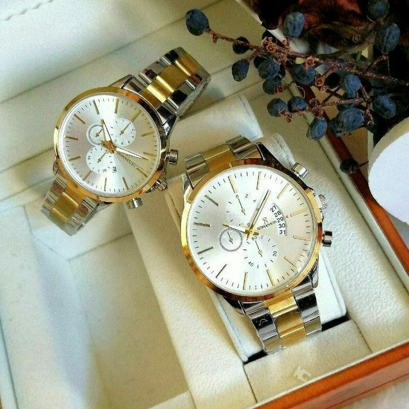 ساعت مچی مردانه بند استیل طرح 3 موتوره رومانسون ROMANSON