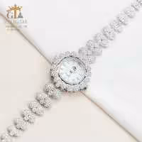 ساعت نقره زنانه 925 مارک جیتیا موتور ژاپنی اصل کد 19238