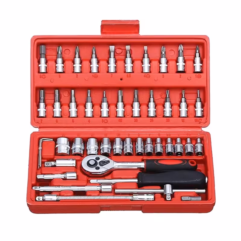 مجموعه 46 عددی آچار بکس درایو 1/4