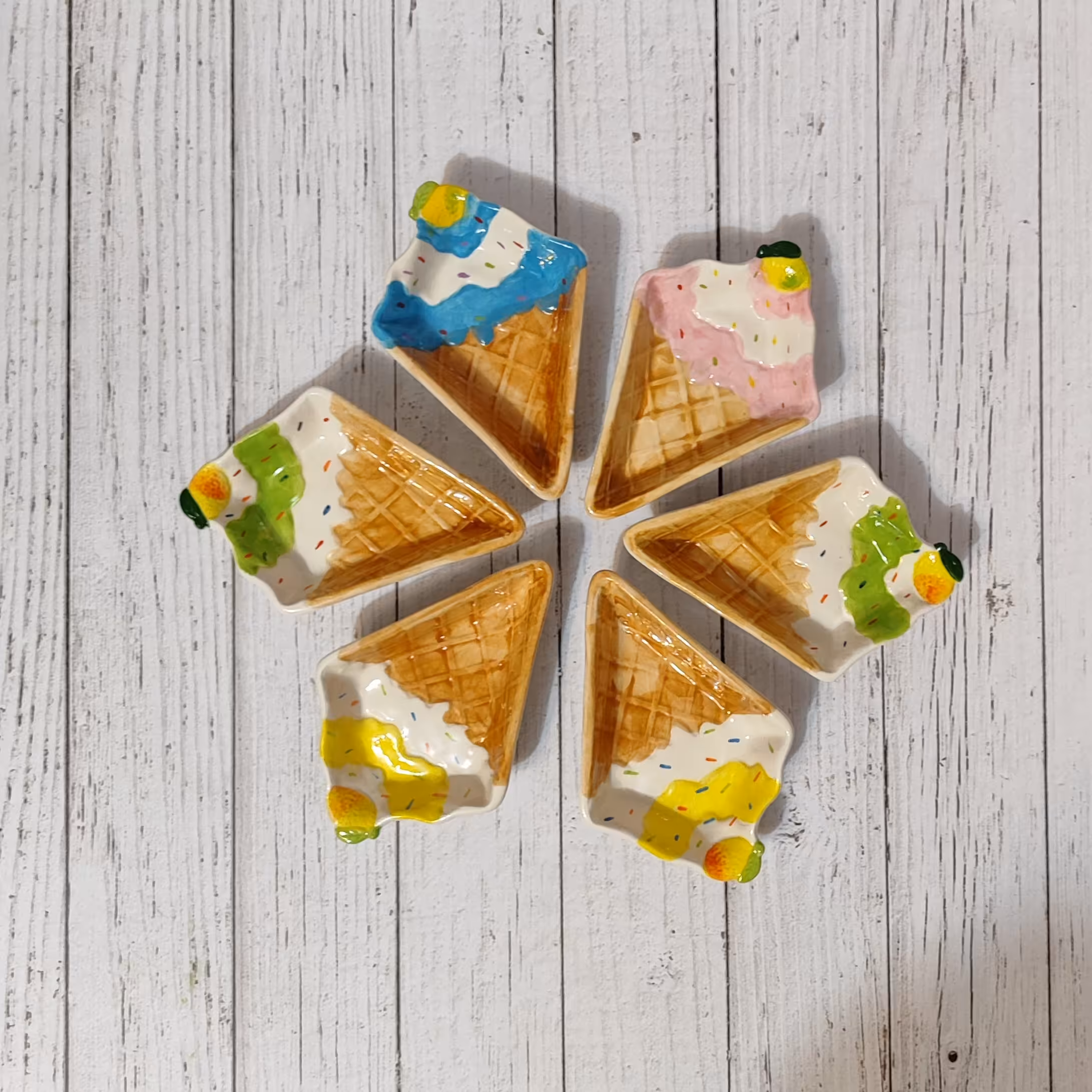 بستنی خوری پیاله اردوخوری سرامیکی طرح بستنی