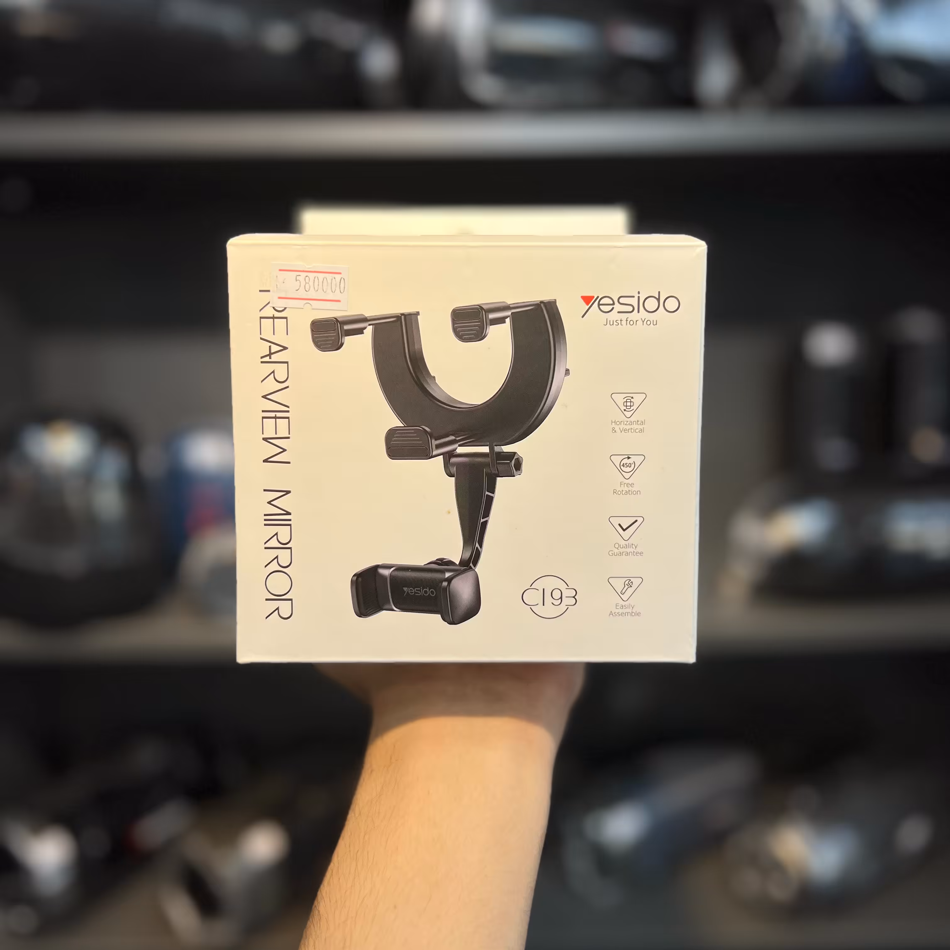 هولدر و نگهدارنده موبایل مخصوص ماشین یسیدو Yesido CI93