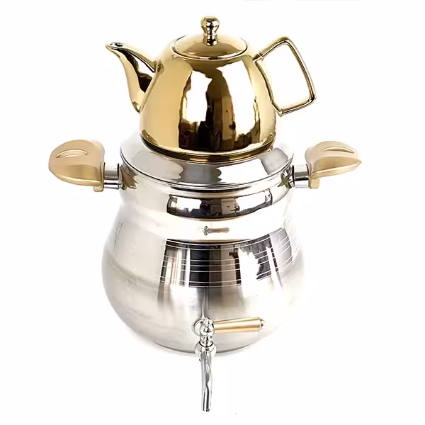 کتری قوری گلابی استیل