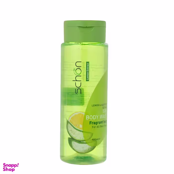 شامپو بدن شون مدل Aloevera and Lemon حجم 420 میلی لیتر