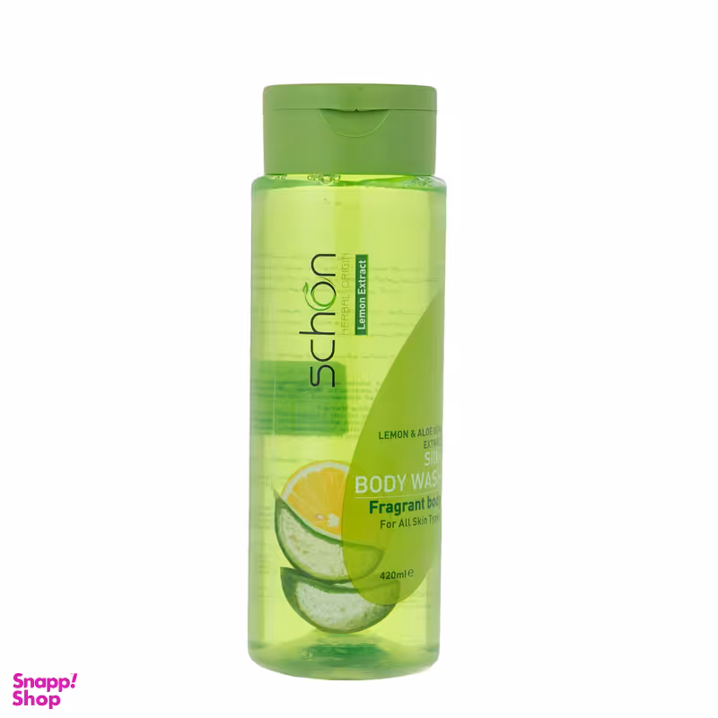 شامپو بدن شون مدل Aloevera and Lemon حجم 420 میلی لیتر