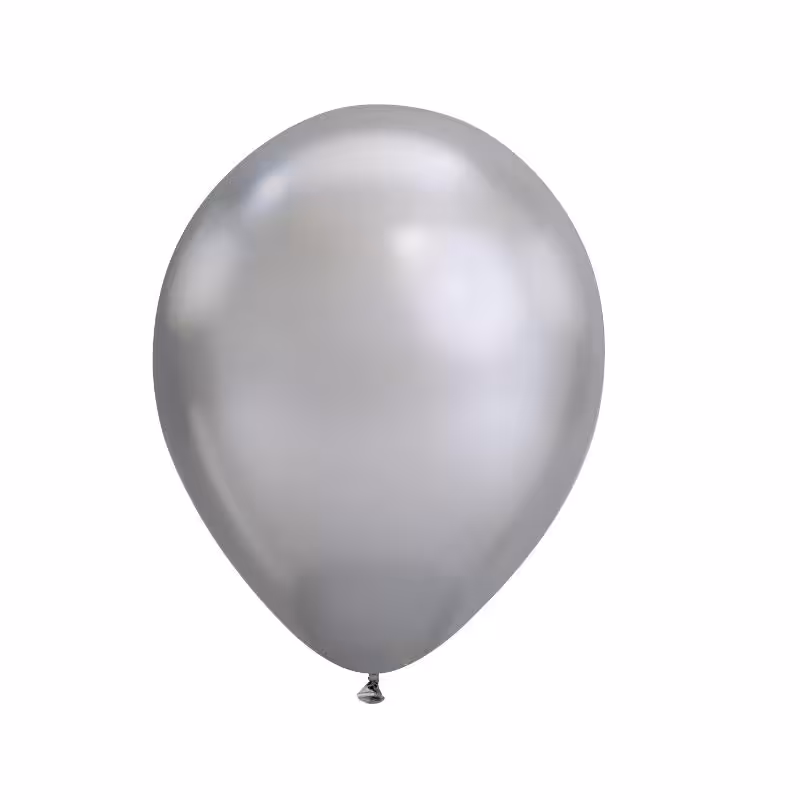 بادکنک نقره ای ساده