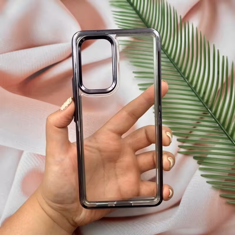 قاب گوشی Galaxy A53 5G سامسونگ FASHION CASE اورجینال شفاف کرومی بنفش کد 51724