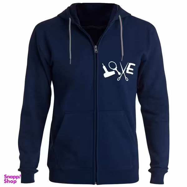 سویشرت زنانه طرح LOVE کد F75 رنگ سرمه ای