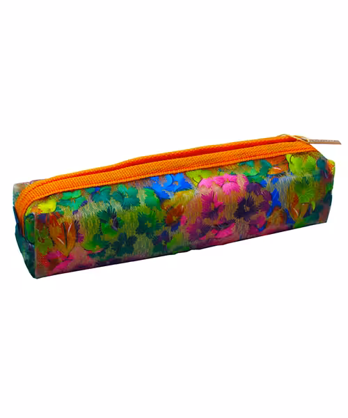 جامدادی کلیپس چرم 2زیپ کد(0872)