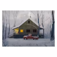 تابلو شاسی طرح مزرعه برفی کد Ir-848