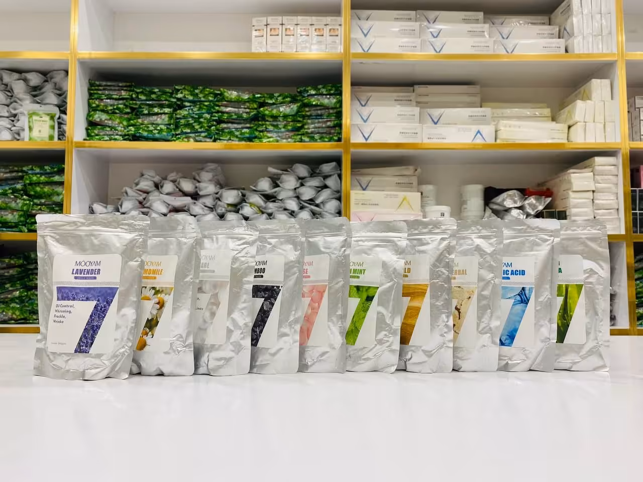 ماسک های هیدروژلی مویام 500 گرمی  در 10 رایحه