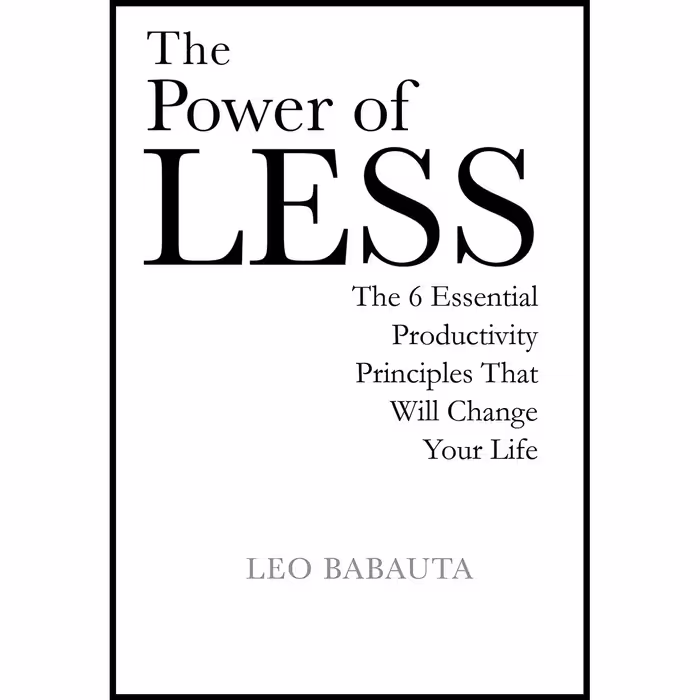 کتاب زبان اصلی The Power of Less اثر Leo Babauta انتشارات HAY HOUSE UK
