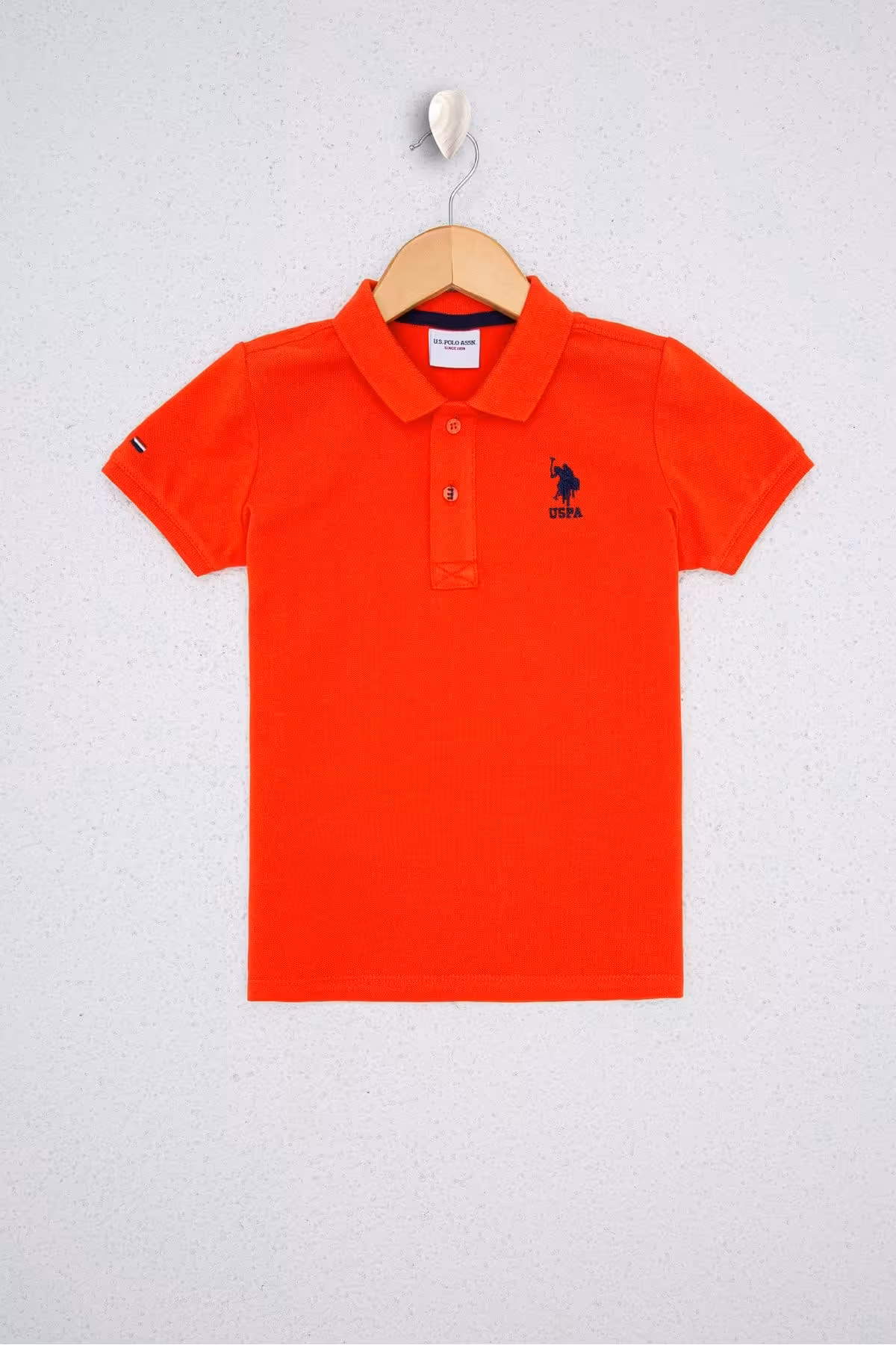 تی شرت یقه پولو قرمز پسرانه و بچگانه تیشرت اورجینال U.S. Polo Assn.