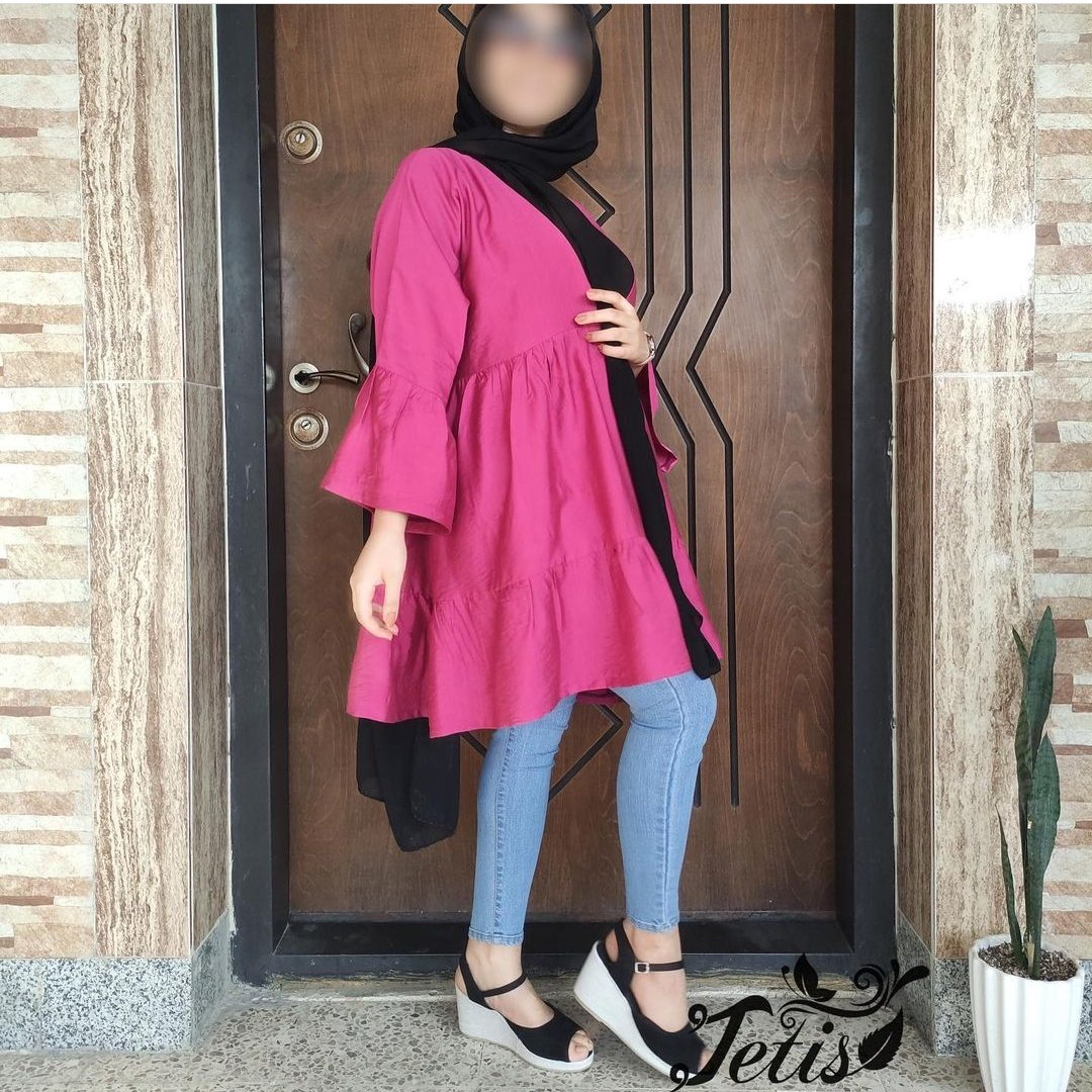 مانتوی عروسکی سرخابی
نخ بابوس
خنک تابستونه
فری سایز