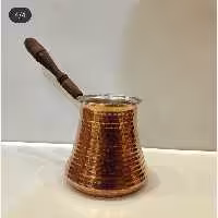 قهوه جوش و شیر جوش سایز متوسط مسی