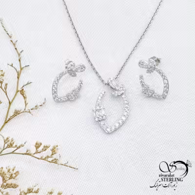 نیمست نقره ایتالیایی عیار925 کد 13624