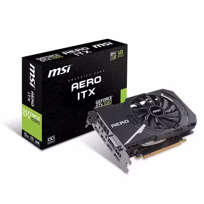 VGA: MSI GTX 1060 OC Aero 6GB